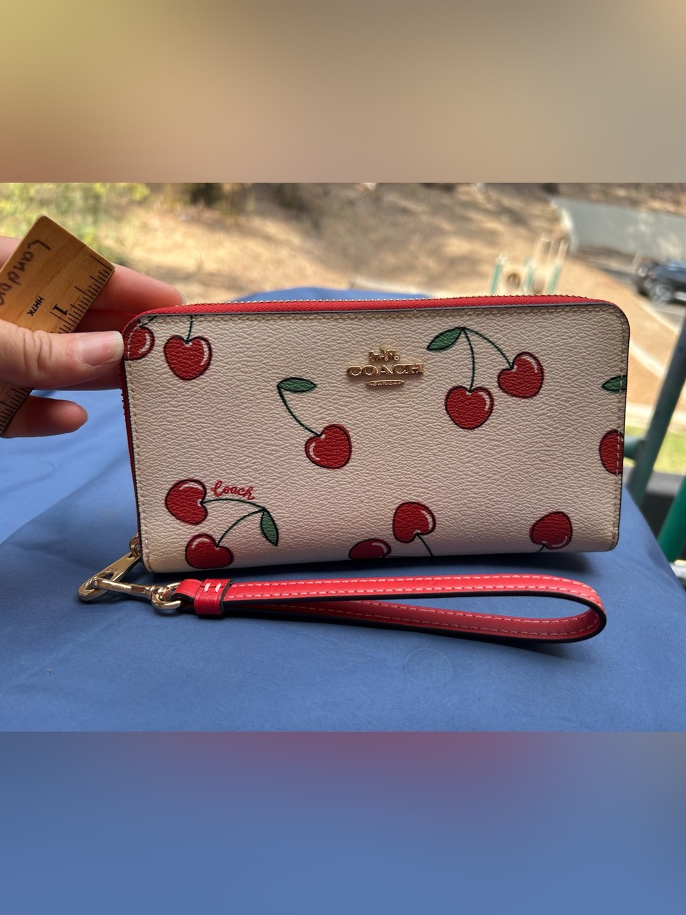 Coach cherry 🍒 wallet